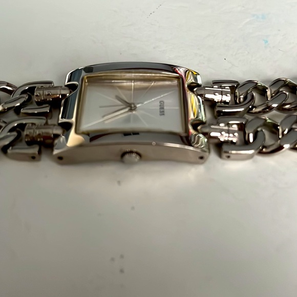 GUESS Women's Stainless Steel Multi-Chain Bracelet Watch - Picture 9 of 11